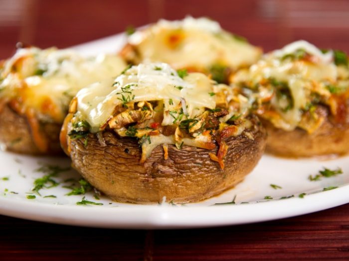 Baked stuffed mushrooms Recipe