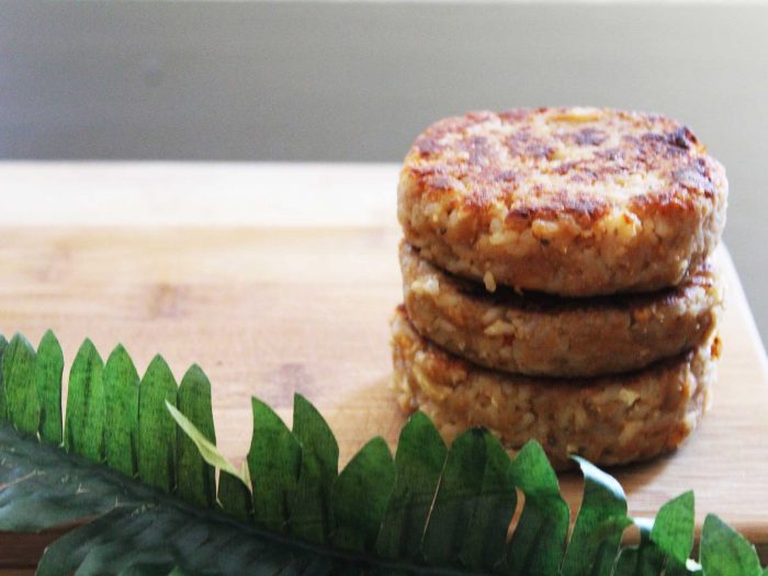 rice and tahini burgers