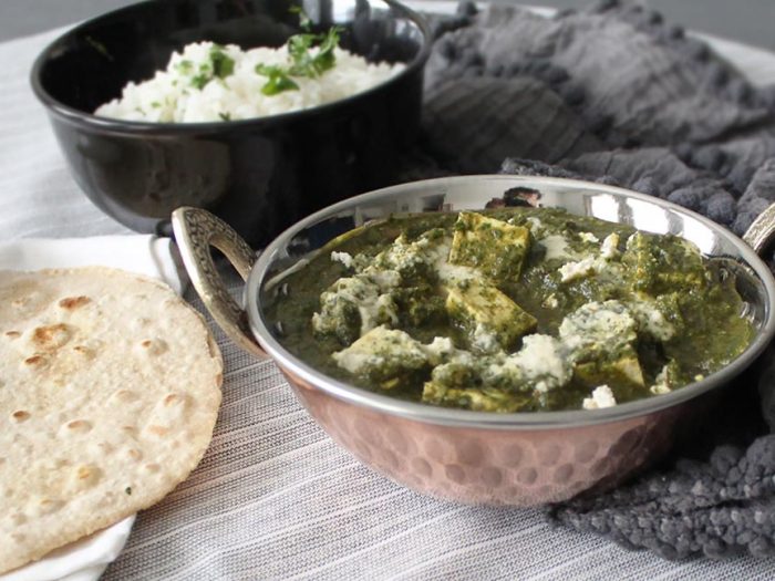 Saag-Paneer-(Veganized)