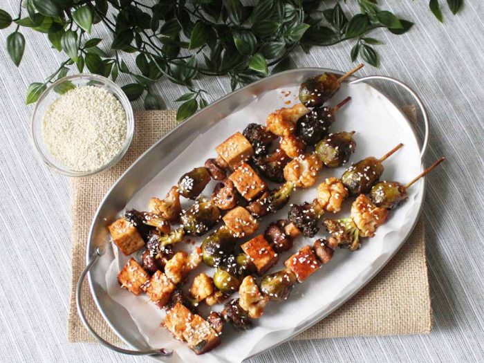 Skewered Vegetables Teriyaki