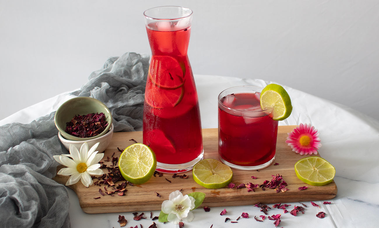 Hibiscus Iced Tea (Agua de Jamaica) Recipe | Veggie Fest
