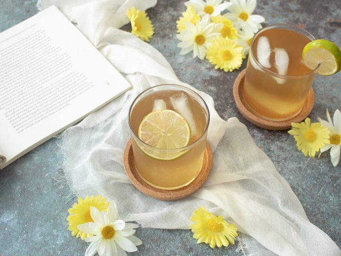 Infusión fría de toronjil