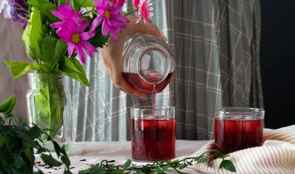 ElderberryHibiscus Iced Tea Recipe Veggie Fest