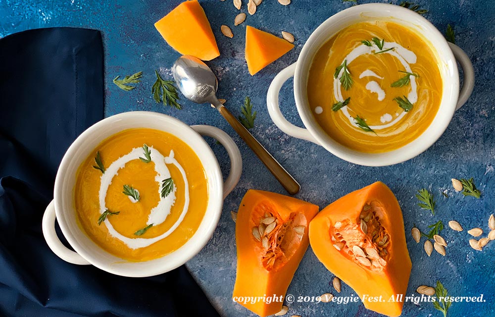 Sopa de zanahoria y calabaza de otoño de mamá