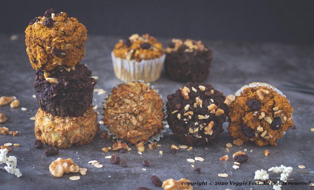 Muffins de avena