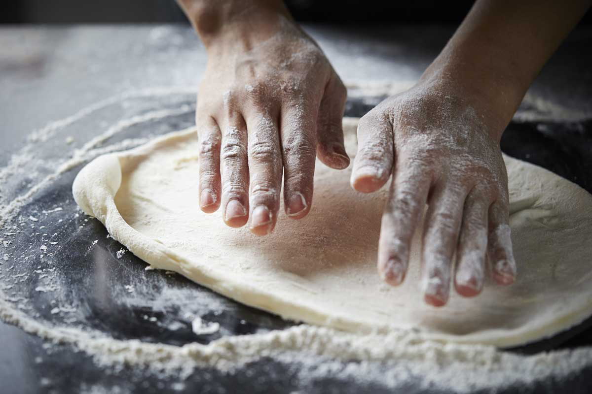 seco Residente expedido Receta tradicional de corteza de pizza al estilo de Nueva York | Veggie Fest