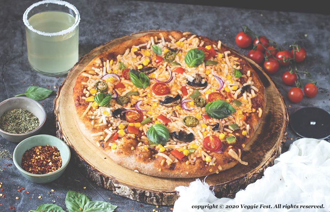 Whole Wheat Pizza Crust Recipe | Veggie Fest