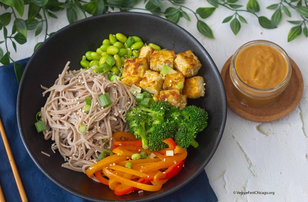 Soba with Tempeh Bowl Recipe Veggie Fest