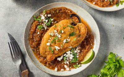 Potato Stuffed Chili Rellenos