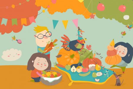 thanksgiving-vegetarian-children