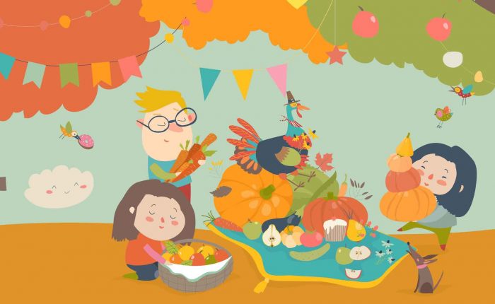 thanksgiving-vegetarian-children